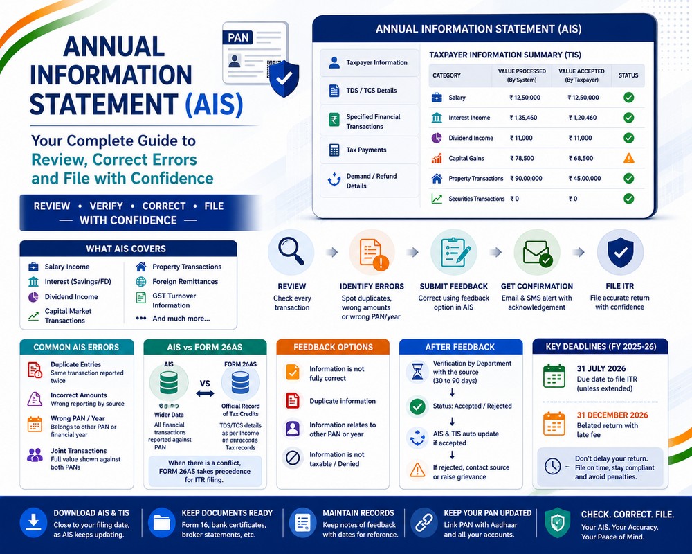 Annual Information Statement AIS: Your Complete Guide To Review, Correct Errors And File With Confid
